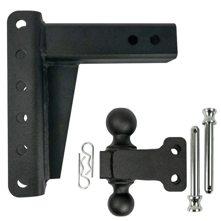 MD256 – BULLETPROOF Trailer Hitch Ball Mount, For 2-1/2 Inch Receiver Lockable (Lock Sold Separate) 14000 Pound Gross...